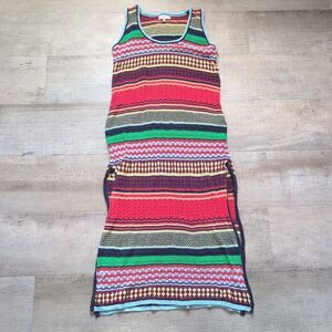 Re: Named Sweater Dress Womens Knitted Sleeveless Striped Colorful Large L